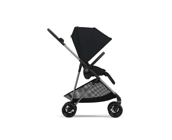 Коляска Cybex Melio Moon Black (с бампером) (522002647), изображение 3 Коляска Cybex Melio Moon Black (с бампером) (522002647), изображение 3