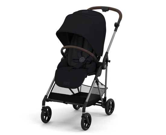 Коляска Cybex Melio Moon Black (с бампером) (522002647)