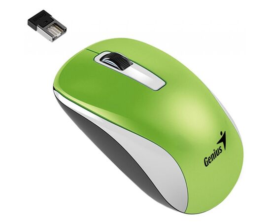 Мышка Genius NX-7010 Wireless Green (31030018403), изображение 2 Мышка Genius NX-7010 Wireless Green (31030018403), изображение 2