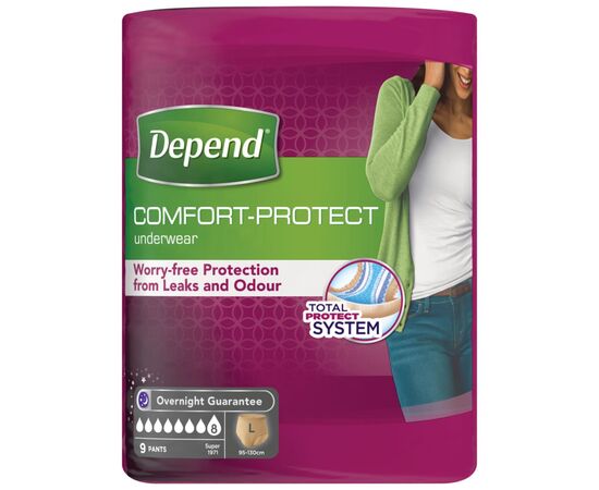 Підгузки для дорослих Depend Трусики для жінок L (5029053565316_5029053560731)