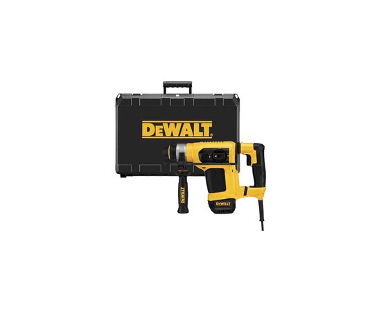 Перфоратор DeWALT SDS-Plus, 1000 Bт, 4.2 Дж, 3 режима, кейс, вес 4.2 кг (D25413K), изображение 2 Перфоратор DeWALT SDS-Plus, 1000 Bт, 4.2 Дж, 3 режима, кейс, вес 4.2 кг (D25413K), изображение 2