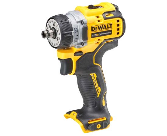 Шуруповерт DeWALT XR Li-Ion 12 В со сменными насадками, 57.5 Нм, TSTAK (без АКБ и ЗУ) (DCD703NT), изображение 3 Шуруповерт DeWALT XR Li-Ion 12 В со сменными насадками, 57.5 Нм, TSTAK (без АКБ и ЗУ) (DCD703NT), изображение 3
