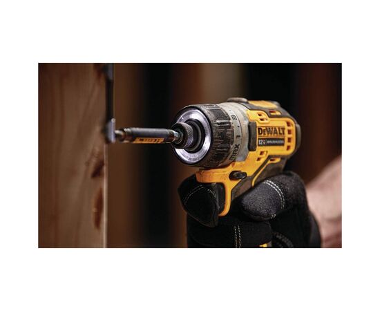 Шуруповерт DeWALT XR Li-Ion 12 В со сменными насадками, 57.5 Нм, TSTAK (без АКБ и ЗУ) (DCD703NT), изображение 4 Шуруповерт DeWALT XR Li-Ion 12 В со сменными насадками, 57.5 Нм, TSTAK (без АКБ и ЗУ) (DCD703NT), изображение 4