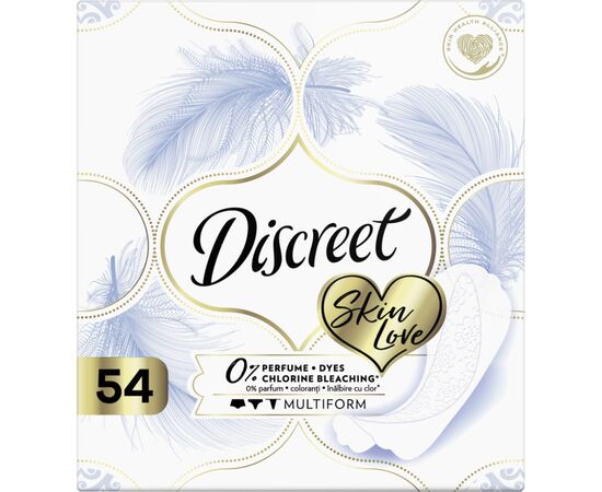 Ежедневные прокладки Discreet Skin Love 54 шт. (8006540567555), изображение 2 Ежедневные прокладки Discreet Skin Love 54 шт. (8006540567555), изображение 2