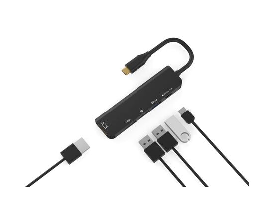 Концентратор XoKo AC-405 Type-C to HDMI+USB 3.0+USB 2.0+Type-C (XK-AC-405), изображение 3 Концентратор XoKo AC-405 Type-C to HDMI+USB 3.0+USB 2.0+Type-C (XK-AC-405), изображение 3