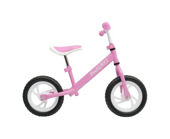 Беговел Bimbo Bike 12`, розово-белый (75901-IS), изображение 2 Беговел Bimbo Bike 12`, розово-белый (75901-IS), изображение 2