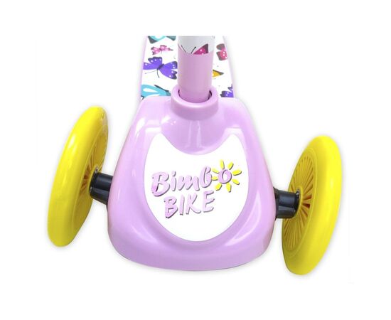 Самокат Bimbo Bike Butterflies 12" з регулюванням висоти Рожево-жовтий (75802-IS), зображення 4 Самокат Bimbo Bike Butterflies 12" з регулюванням висоти Рожево-жовтий (75802-IS), зображення 4