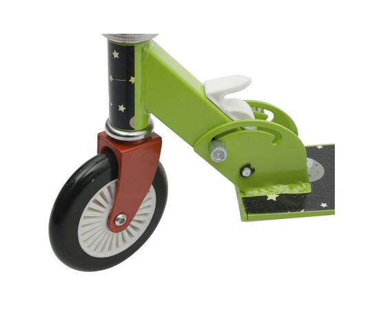 Самокат Bimbo Bike Cosmos 12`, черный/зеленый (75801-IS), изображение 4 Самокат Bimbo Bike Cosmos 12`, черный/зеленый (75801-IS), изображение 4