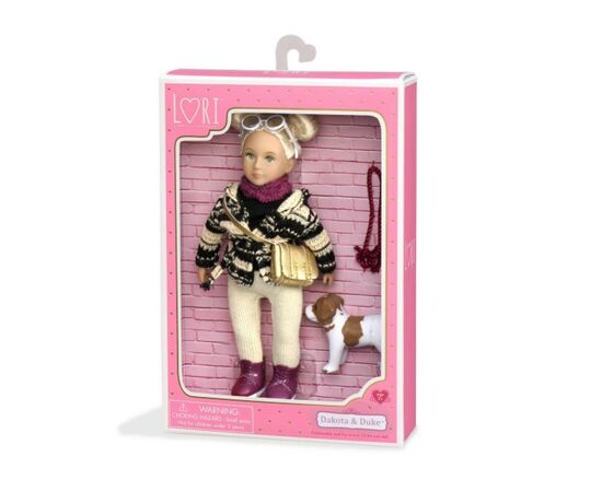 Кукла Lori Дакота с собачкой 15 см (LO31017Z), изображение 2 Кукла Lori Дакота с собачкой 15 см (LO31017Z), изображение 2