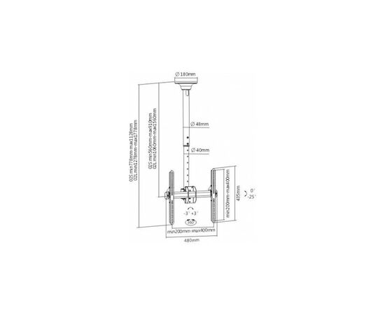 Кронштейн ITech CELB-54S, изображение 2 Кронштейн ITech CELB-54S, изображение 2