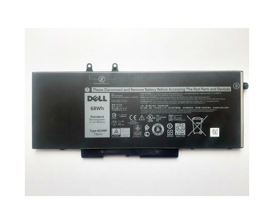 Аккумулятор для ноутбука Dell Latitude 5500 4GVMP, 68Wh (8500mAh), 4cell, 7.6V, Li-ion (A47508), изображение 2 Аккумулятор для ноутбука Dell Latitude 5500 4GVMP, 68Wh (8500mAh), 4cell, 7.6V, Li-ion (A47508), изображение 2