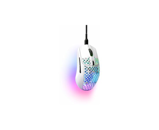 Мышка SteelSeries Aerox 3 White (62603), изображение 5 Мышка SteelSeries Aerox 3 White (62603), изображение 5