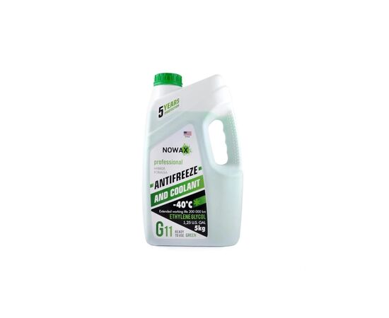Антифриз NOWAX GREEN G11 5кг (NX05003)