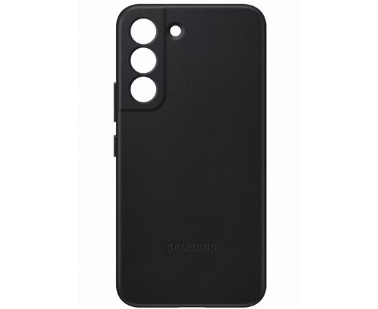 Чехол для мобильного телефона Samsung Leather Cover Galaxy S22 Black (EF-VS901LBEGRU), изображение 2 Чехол для мобильного телефона Samsung Leather Cover Galaxy S22 Black (EF-VS901LBEGRU), изображение 2