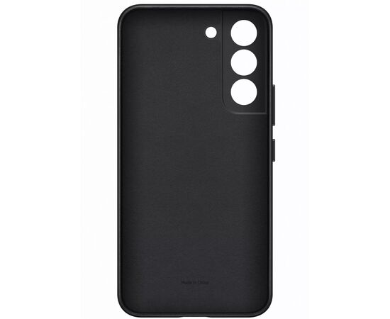 Чехол для мобильного телефона Samsung Leather Cover Galaxy S22 Black (EF-VS901LBEGRU), изображение 3 Чехол для мобильного телефона Samsung Leather Cover Galaxy S22 Black (EF-VS901LBEGRU), изображение 3