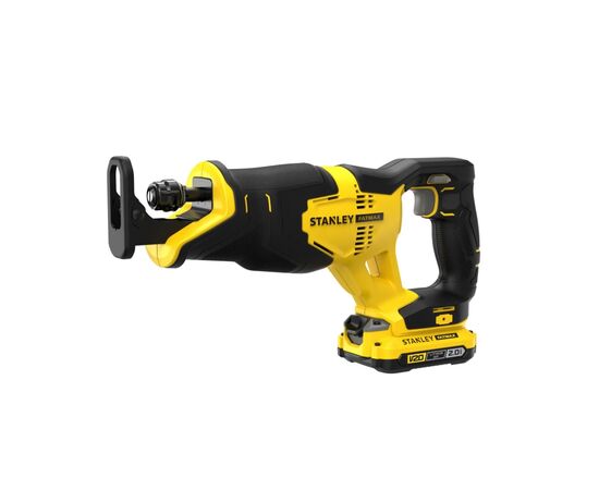 Шабельна пила Stanley FatMax,18V(V20)Li-Ion, 2x2Ah, 3.000 хід/хв, 4,85кг (SFMCS300D2K), зображення 3 Шабельна пила Stanley FatMax,18V(V20)Li-Ion, 2x2Ah, 3.000 хід/хв, 4,85кг (SFMCS300D2K), зображення 3
