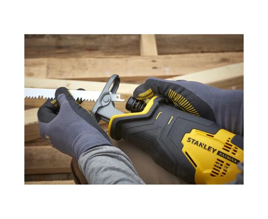 Шабельна пила Stanley FatMax,18V(V20)Li-Ion, 2x2Ah, 3.000 хід/хв, 4,85кг (SFMCS300D2K), зображення 6 Шабельна пила Stanley FatMax,18V(V20)Li-Ion, 2x2Ah, 3.000 хід/хв, 4,85кг (SFMCS300D2K), зображення 6