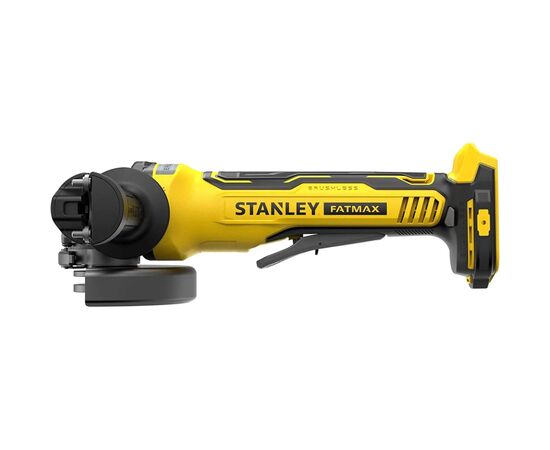 Шлифовальная машина Stanley FatMax, Li-Ion 18V, 9000 об/мин, d=125 мм, 2.66кг (без АКБ и ЗУ) (SFMCG700B), изображение 2 Шлифовальная машина Stanley FatMax, Li-Ion 18V, 9000 об/мин, d=125 мм, 2.66кг (без АКБ и ЗУ) (SFMCG700B), изображение 2