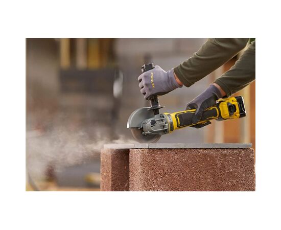 Шлифовальная машина Stanley FatMax, Li-Ion 18V, 9000 об/мин, d=125 мм, 2.66кг (без АКБ и ЗУ) (SFMCG700B), изображение 6 Шлифовальная машина Stanley FatMax, Li-Ion 18V, 9000 об/мин, d=125 мм, 2.66кг (без АКБ и ЗУ) (SFMCG700B), изображение 6