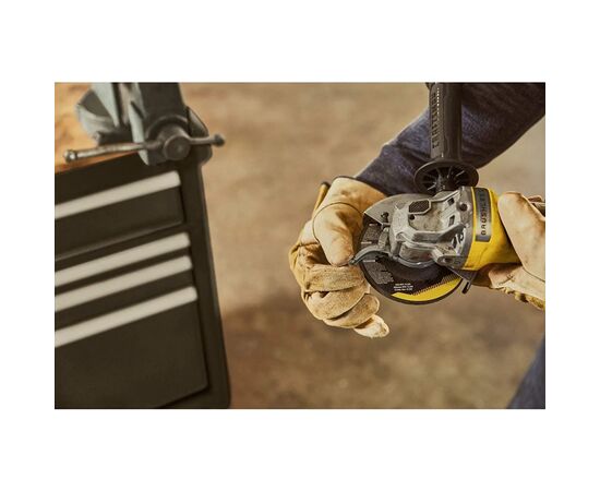 Шлифовальная машина Stanley FatMax, Li-Ion 18V, 9000 об/мин, d=125 мм, 2.66кг (без АКБ и ЗУ) (SFMCG700B), изображение 7 Шлифовальная машина Stanley FatMax, Li-Ion 18V, 9000 об/мин, d=125 мм, 2.66кг (без АКБ и ЗУ) (SFMCG700B), изображение 7