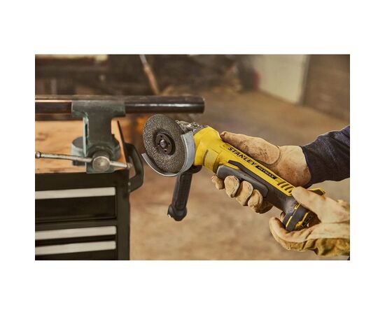 Шлифовальная машина Stanley FatMax, Li-Ion 18V, 9000 об/мин, d=125 мм, 2.66кг (без АКБ и ЗУ) (SFMCG700B), изображение 8 Шлифовальная машина Stanley FatMax, Li-Ion 18V, 9000 об/мин, d=125 мм, 2.66кг (без АКБ и ЗУ) (SFMCG700B), изображение 8