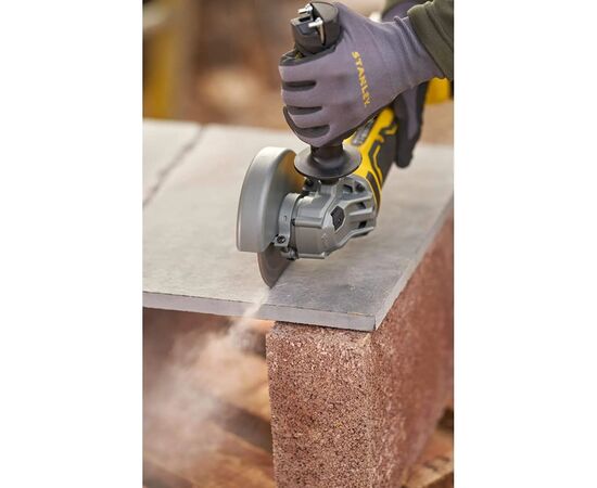 Шлифовальная машина Stanley FatMax, Li-Ion 18V, 9000 об/мин, d=125 мм, 2.66кг (без АКБ и ЗУ) (SFMCG700B), изображение 9 Шлифовальная машина Stanley FatMax, Li-Ion 18V, 9000 об/мин, d=125 мм, 2.66кг (без АКБ и ЗУ) (SFMCG700B), изображение 9