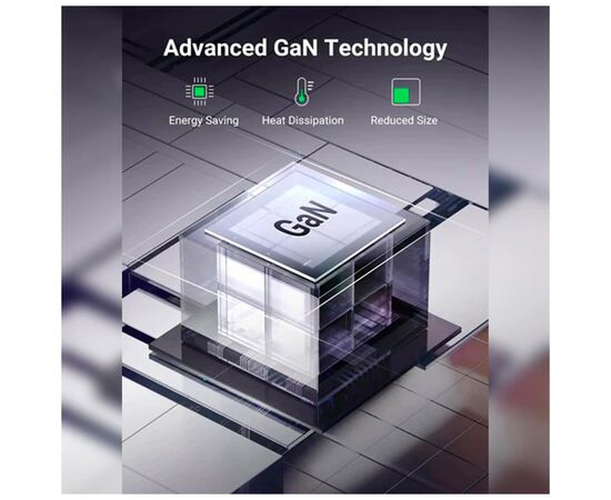 Зарядное устройство Ugreen 2xUSB 40W GAN (Type-C 25W+20W) PD CD294 White (90573), изображение 3 Зарядное устройство Ugreen 2xUSB 40W GAN (Type-C 25W+20W) PD CD294 White (90573), изображение 3