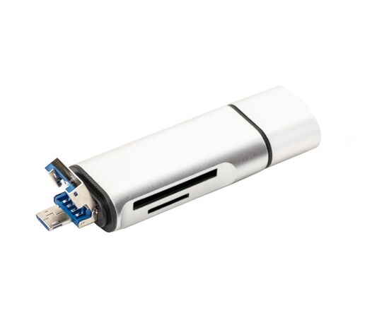Концентратор XoKo AC-440 Type-C USB 3.0 and MicroUSB/SD Card Reader (XK-AС-440), изображение 4 Концентратор XoKo AC-440 Type-C USB 3.0 and MicroUSB/SD Card Reader (XK-AС-440), изображение 4