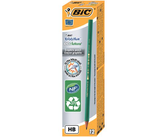 Карандаш графитный Bic Evolution HB (bc8803112), изображение 2 Карандаш графитный Bic Evolution HB (bc8803112), изображение 2