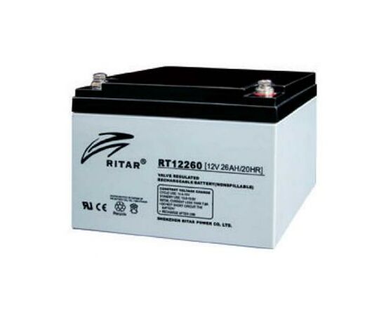 Батарея к ИБП Ritar AGM RT12260, 12V-26Ah (RT12260)