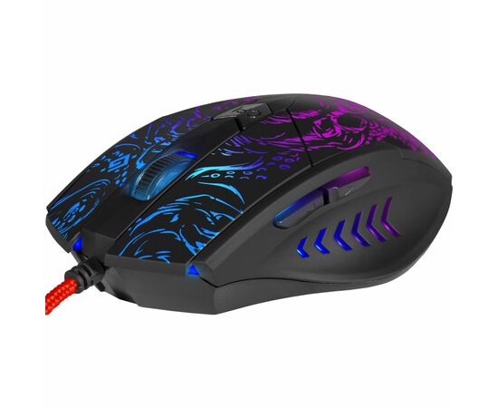 Мышка Defender Titan GM-650L RGB Black (52650), изображение 2 Мышка Defender Titan GM-650L RGB Black (52650), изображение 2