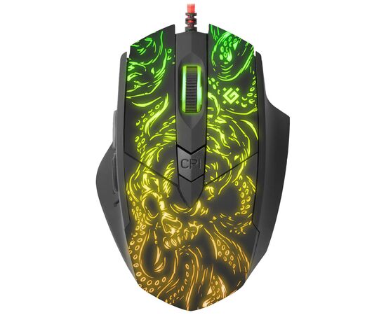 Мышка Defender Titan GM-650L RGB Black (52650), изображение 4 Мышка Defender Titan GM-650L RGB Black (52650), изображение 4