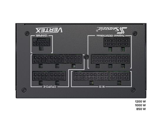 Блок питания Seasonic 850W (VERTEX GX-850 (12851GXAFS)), изображение 3 Блок питания Seasonic 850W (VERTEX GX-850 (12851GXAFS)), изображение 3