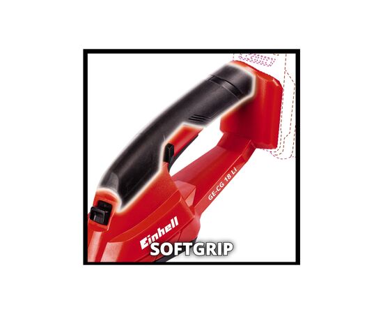 Кусторез Einhell GE-CG 18 Li - Solo, 18В, PXC, лезвия 100/200 мм, 0.66 кг (без АКБ и ЗУ) (3410370), изображение 6 Кусторез Einhell GE-CG 18 Li - Solo, 18В, PXC, лезвия 100/200 мм, 0.66 кг (без АКБ и ЗУ) (3410370), изображение 6