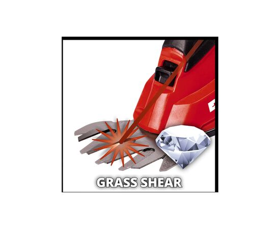 Кусторез Einhell GE-CG 18 Li - Solo, 18В, PXC, лезвия 100/200 мм, 0.66 кг (без АКБ и ЗУ) (3410370), изображение 9 Кусторез Einhell GE-CG 18 Li - Solo, 18В, PXC, лезвия 100/200 мм, 0.66 кг (без АКБ и ЗУ) (3410370), изображение 9