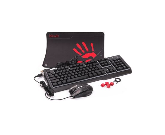 Комплект A4Tech Bloody B1700 USB Black (Bloody B1700 Black), зображення 5 Комплект A4Tech Bloody B1700 USB Black (Bloody B1700 Black), зображення 5