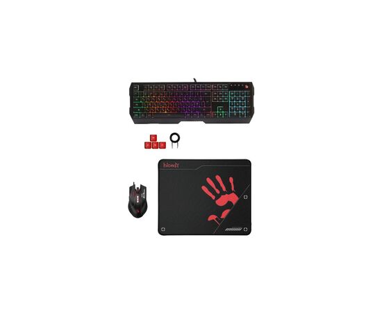 Комплект A4Tech Bloody B1700 USB Black (Bloody B1700 Black), зображення 6 Комплект A4Tech Bloody B1700 USB Black (Bloody B1700 Black), зображення 6