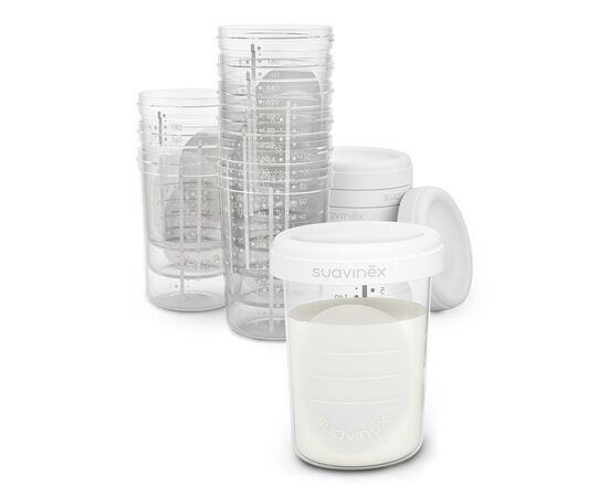 Контейнер для зберігання продуктів Suavinex , молока, 10 шт (304594)