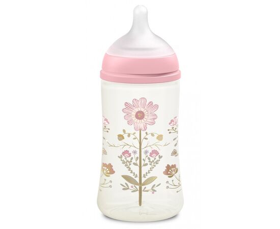 Бутылочка для кормления Suavinex Gold Edition, медленный поток, 270 мл, розовая (307871), изображение 2