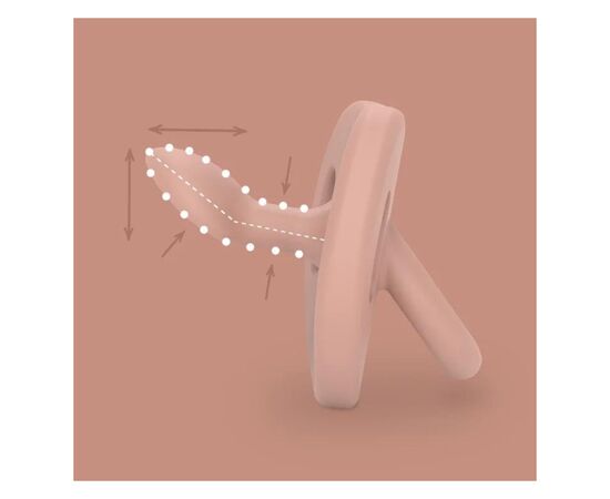 Пустушка Suavinex Colour Essence силіконова, анатомічна, 6-18 міс. нюдова (308080), зображення 4 Пустушка Suavinex Colour Essence силіконова, анатомічна, 6-18 міс. нюдова (308080), зображення 4