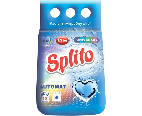 Стиральный порошок Splito Universal автомат 1.5 кг (4820049383591)