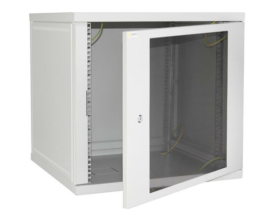 Шкаф настенный Ipcom 12U 19" 600x450 (СН-12U-06-04-ДС), изображение 2 Шкаф настенный Ipcom 12U 19" 600x450 (СН-12U-06-04-ДС), изображение 2