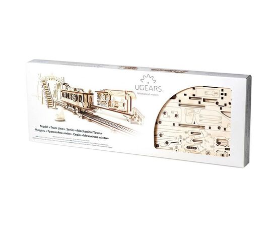 Конструктор Ugears механический Трамвайная линия (70028), изображение 2 Конструктор Ugears механический Трамвайная линия (70028), изображение 2