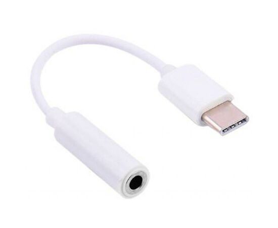 Переходник Lapara USB Type-C Male - Audio AUX mini jack 3,5 mm Female (LA-Type-C-Audio-3.5mm white)