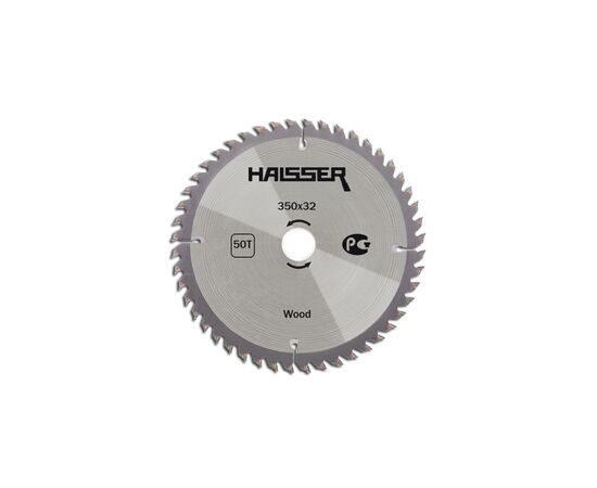 Диск пильний HAISSER по дереву - 350х32 50 зуб. (16479)