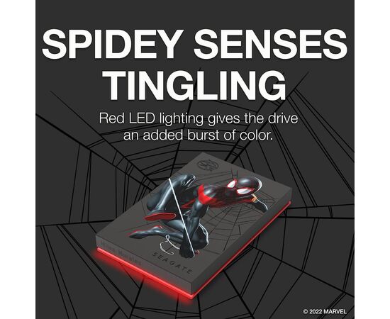Внешний жесткий диск 2.5" 2TB Miles Morales FireCuda Gaming Drive Seagate (STKL2000419), изображение 8 Внешний жесткий диск 2.5" 2TB Miles Morales FireCuda Gaming Drive Seagate (STKL2000419), изображение 8