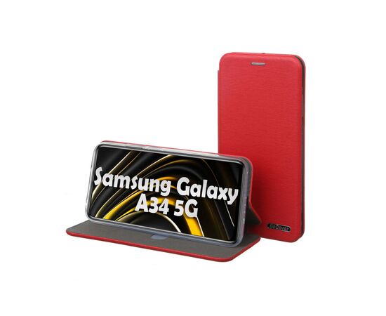 Чехол для мобильного телефона BeCover Exclusive Samsung Galaxy A34 5G SM-A346 Burgundy Red (709031), изображение 6 Чехол для мобильного телефона BeCover Exclusive Samsung Galaxy A34 5G SM-A346 Burgundy Red (709031), изображение 6