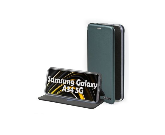 Чехол для мобильного телефона BeCover Exclusive Samsung Galaxy A34 5G SM-A346 Dark Green (709032), изображение 6 Чехол для мобильного телефона BeCover Exclusive Samsung Galaxy A34 5G SM-A346 Dark Green (709032), изображение 6