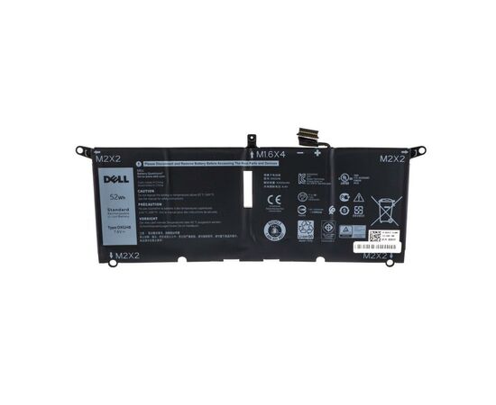 Акумулятор до ноутбука Dell XPS13-9370 DXGH8 52Wh (6500mAh), 4cell, 7.6V, Li-ion (A47543)