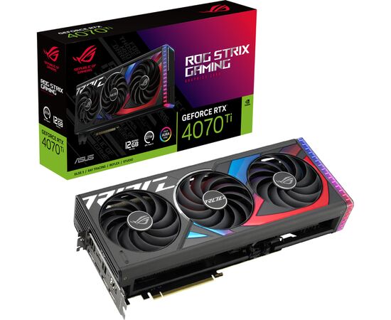 Видеокарта ASUS GeForce RTX4070Ti 12Gb ROG STRIX GAMING (ROG-STRIX-RTX4070TI-12G-GAMING), изображение 10 Видеокарта ASUS GeForce RTX4070Ti 12Gb ROG STRIX GAMING (ROG-STRIX-RTX4070TI-12G-GAMING), изображение 10